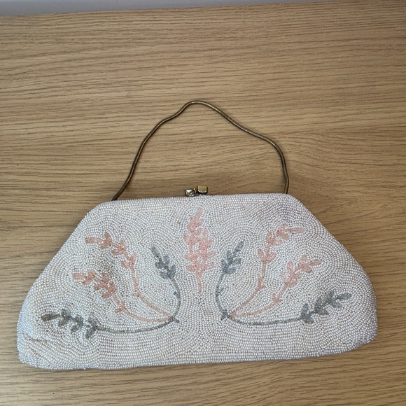 Vintage La Regale Italian Beaded Clutch Made in Japan